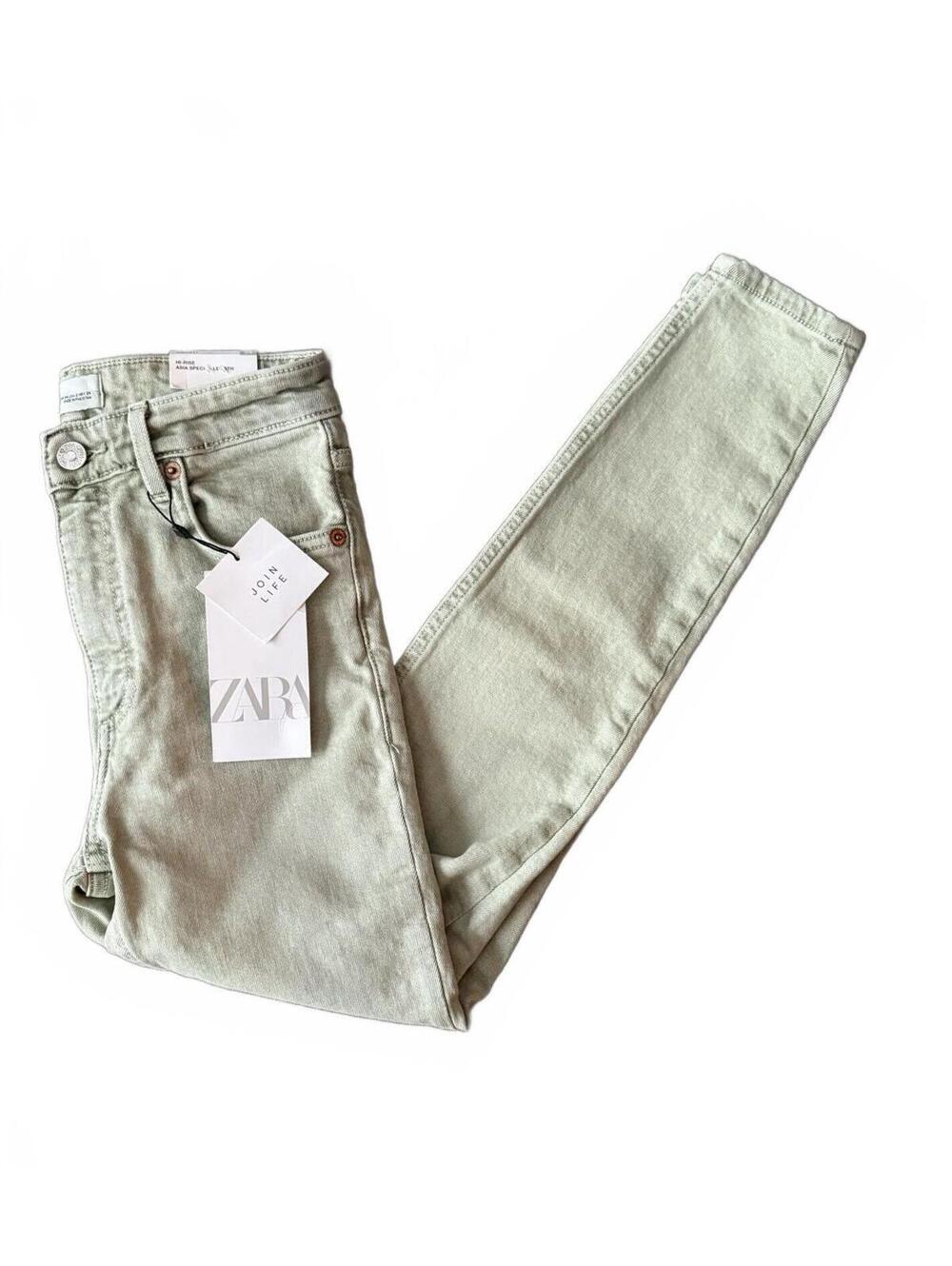NEW Zara Essential Skinny Hi-Rise Asia Women's Denim Jeans Size 2 Streetwear